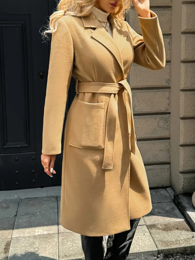 Damski elegancki płaszcz